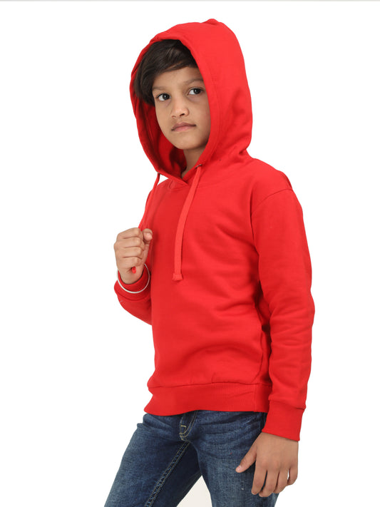 Boy Full Sleeve Hoodie - Red