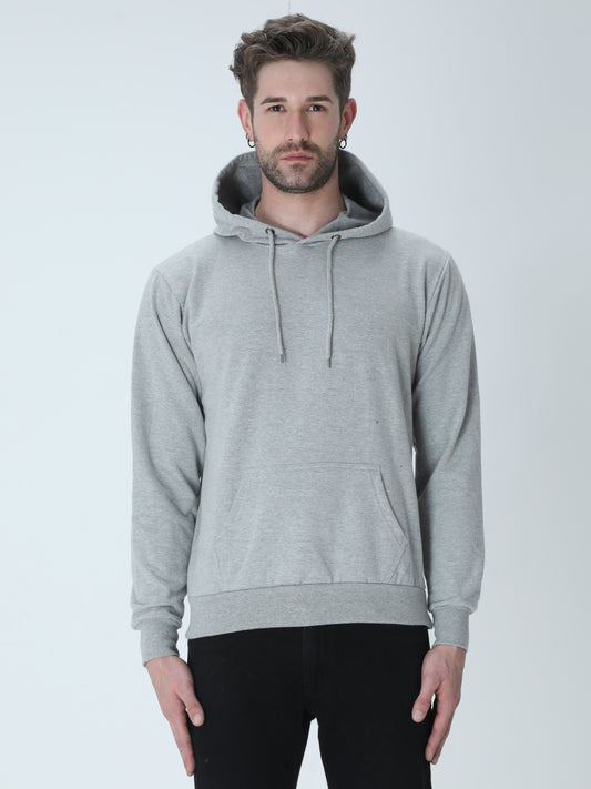 Unisex Full Sleeve Hoodie - Grey Melange