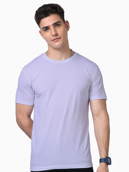 Unisex Half Sleeve Supima T-Shirt - Lavender