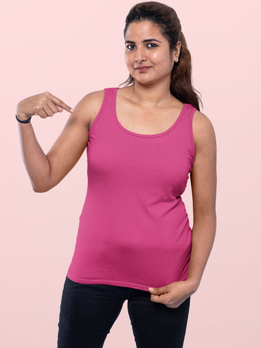 Women Tank Top - Pink