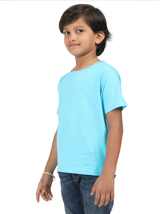 Boy Half Sleeve T-Shirt - Sky Blue