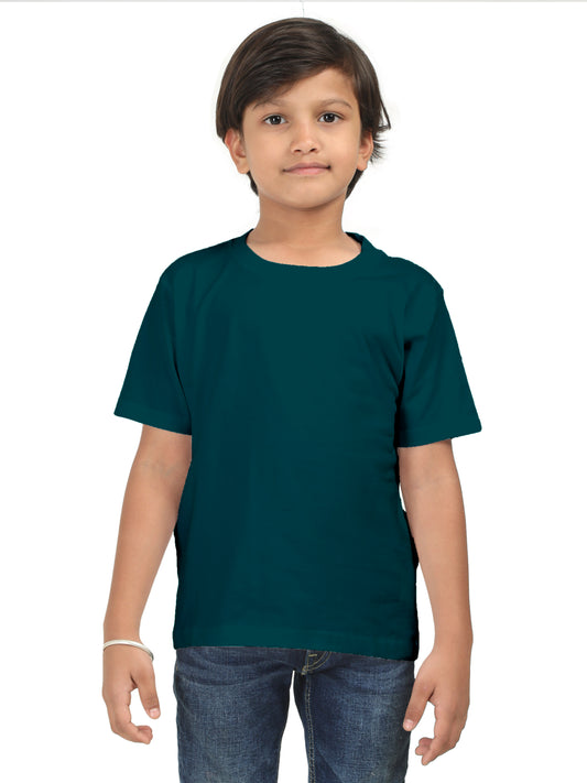 Boy Half Sleeve T-Shirt - Petrol Blue