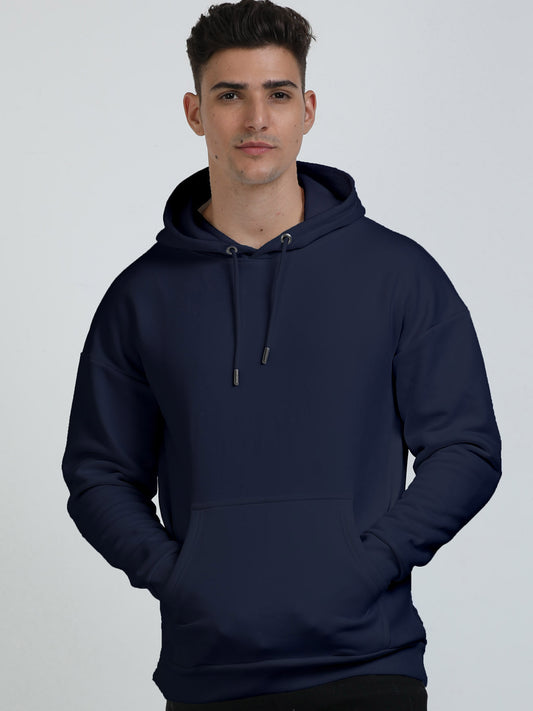 Unisex Heavyweight Oversized Hoodie - Navy