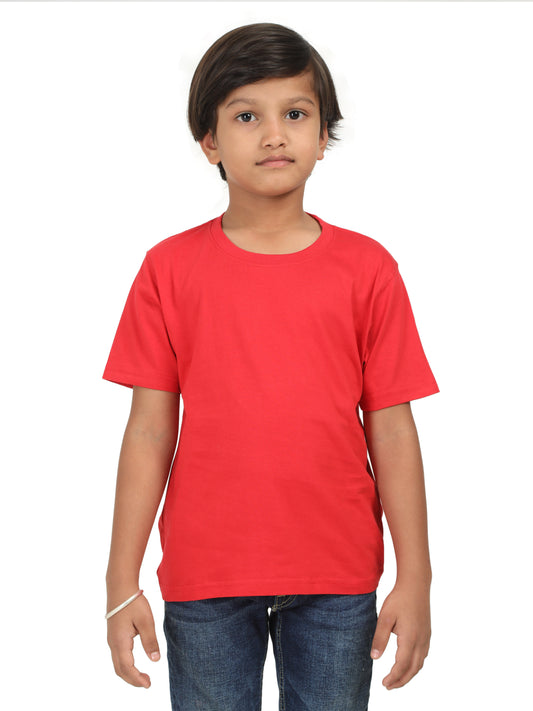 Boy Half Sleeve T-Shirt - Red