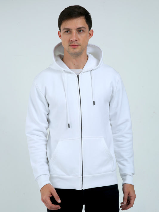 Unisex Heavyweight Fleece Oversized Hoodie - White