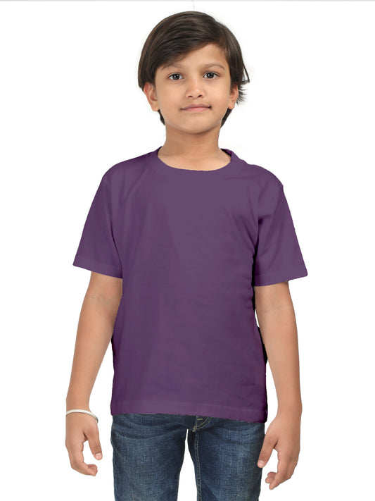 Boy Half Sleeve T-Shirt - Purple