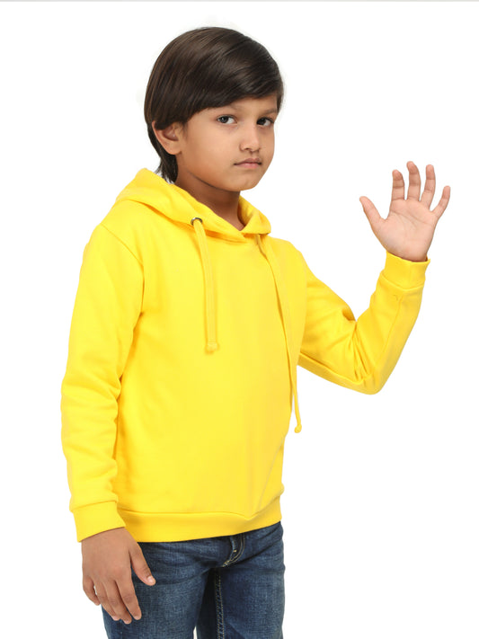 Boy Full Sleeve Hoodie - Yellow