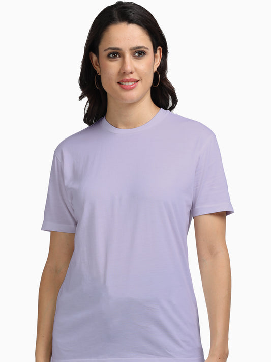 Half Sleeve Supima Cotton T-Shirt - Lavender