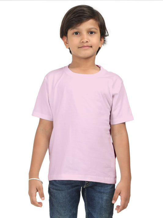 Boy Half Sleeve T-Shirt - Light Pink