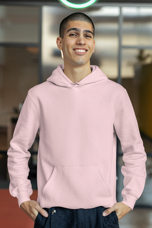 Unisex Full Sleeve Hoodie - Light Pink