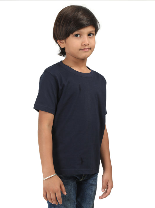 Boy Half Sleeve T-Shirt - Navy Blue