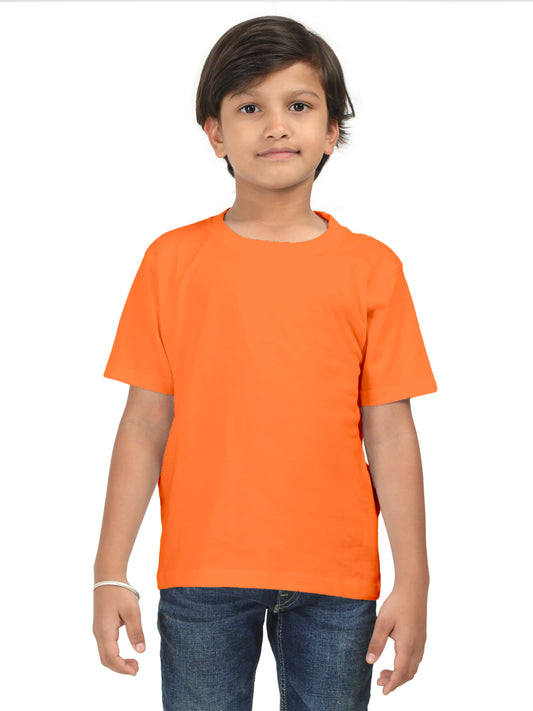 Boy Half Sleeve T-Shirt - Orange