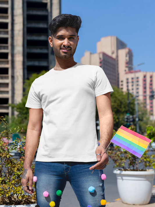 Unisex Half Sleeve Standard T-Shirt - White