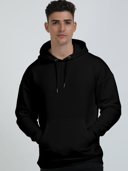 Unisex Heavyweight Oversized Hoodie - Black