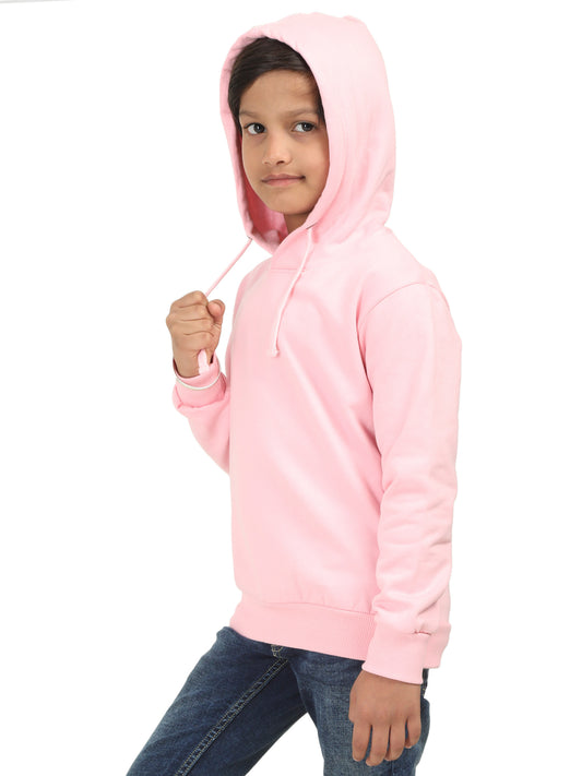 Boy Full Sleeve Hoodie - Light Pink