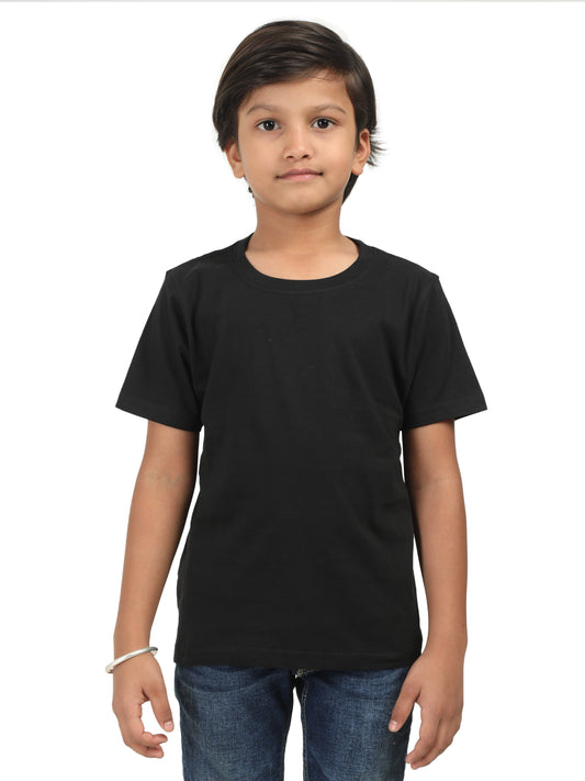 Boy Half Sleeve T-Shirt - Black